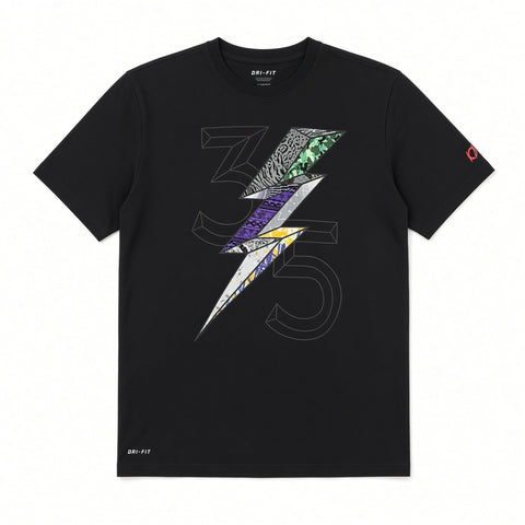 NIKE WHAT THE KD VI 6 KEVIN DURANT T-SHIRT - BLACK