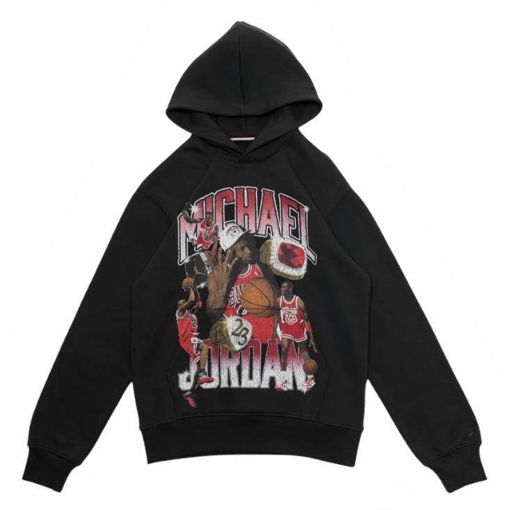 AIR JORDAN FLIGHT FLEECE GRAPHIC PULLOVER HOODIE - OFF NIOR
