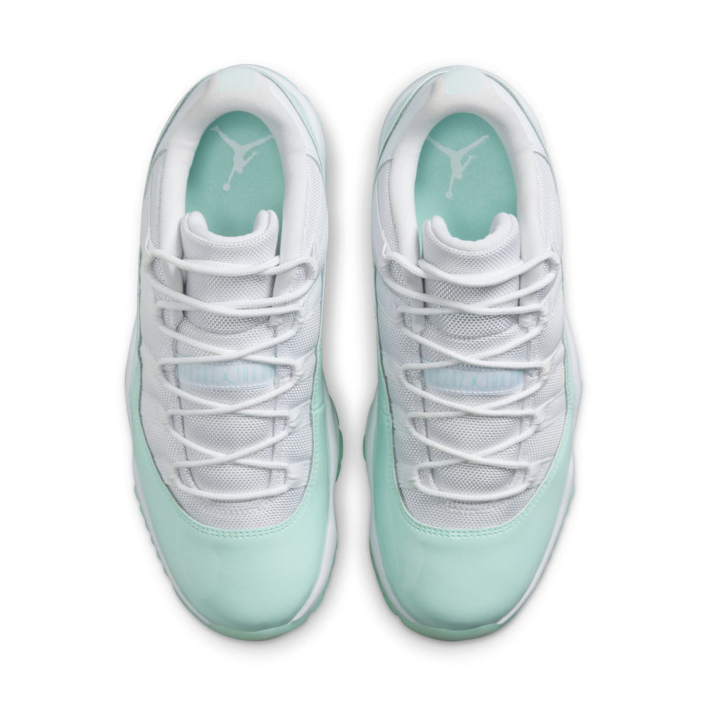 WOMENS AIR JORDAN 11 RETRO LOW - WHITE/IGLOO