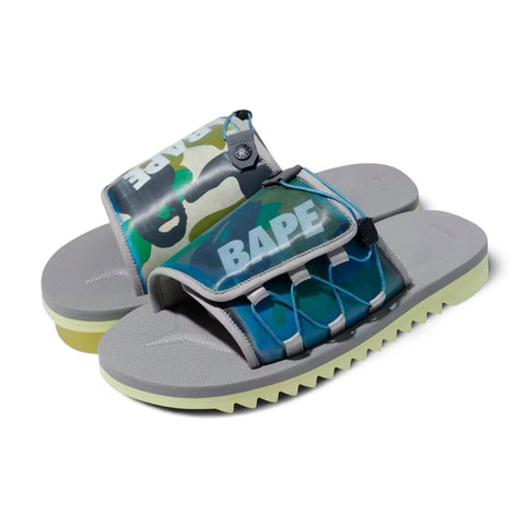 A BATHING APE BAPE X SUICOKE 1ST CAMO DAO - LENTICULAR YELLOW