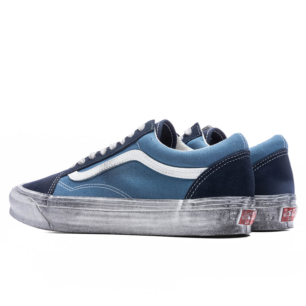 VANS VAULTS OG OLD SKOOL LX STRESSED - NAVY/STV NAVY