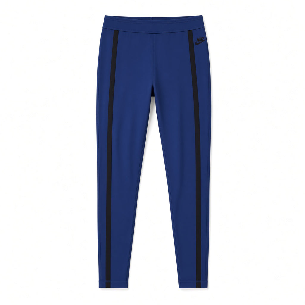 WOMENS NIKE SPORTSWEAR BONDED LEGGINGS - BLUE/BLACK