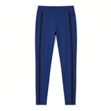 WOMENS NIKE SPORTSWEAR BONDED LEGGINGS - BLUE/BLACK