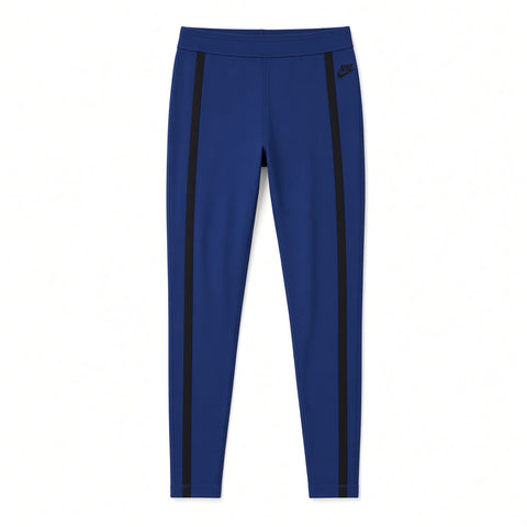 WOMENS NIKE SPORTSWEAR BONDED LEGGINGS - BLUE/BLACK