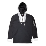 AIR JORDAN 23 ENGINEERED 1/2-ZIP HOODIE - BLACK/WHITE