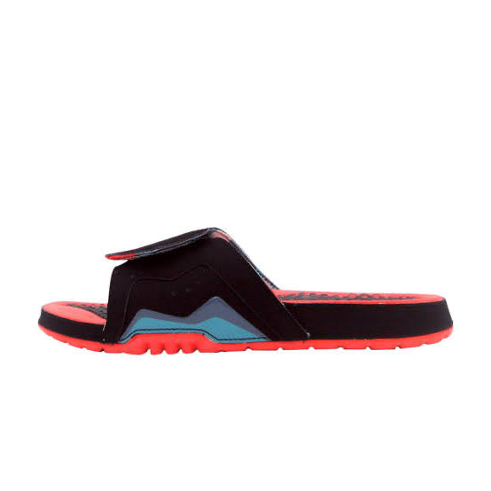 AIR JORDAN HYDRO 7 SLIDE 'DANDELION' - BLACK/INFRARED 23-BL