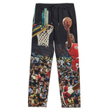AIR JORDAN PRINTED TWILL PANT - BLACK