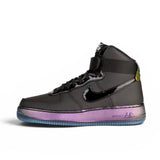 WOMENS NIKE AIR FORCE 1 HI PRM - BLACK/BLACK-PURE PLATINUM