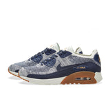 WOMEN'S NIKE AIR MAX 90 ULTRA 2.0 FLYKNIT- COLLEGE NAVY/COLLEGE NAVY