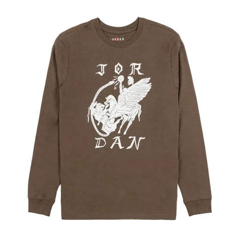 AIR JORDAN ARTIST SERIES LONG SLEEVE T-SHIRT - PALOMINO