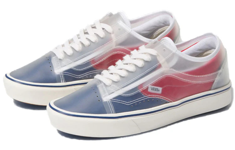 VANS COMFYCUSH SLIP-SKOOL - TRUE NAVY/ RED