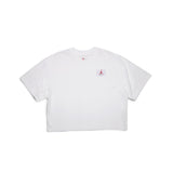WOMENS AIR JORDAN ESSENTIAL SHORT-SLEEVE BOXY T-SHIRT - WHITE
