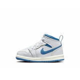 AIR JORDAN 1 MID SE TD - WHITE/INDUSTRIAL BLUE