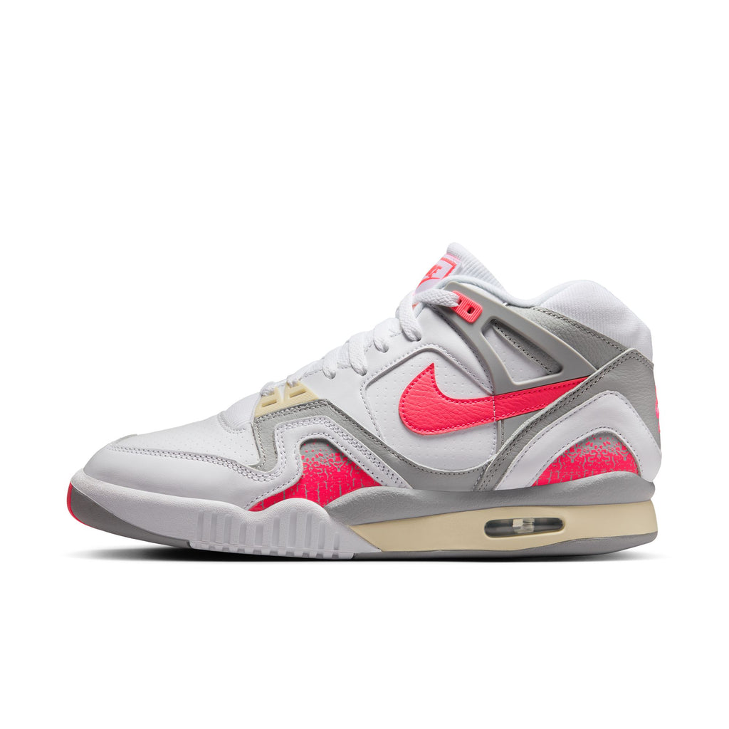 NIKE AIR TECH CHALLENGE II QS - WHITE/RACER PINK-LT SMOKE GREY