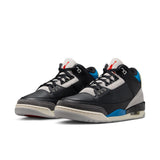 AIR JORDAN 3 RETRO ‘RARE AIR’ - BLACK/CHILE RED-NEUTRAL GREY
