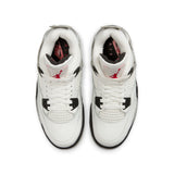AIR JORDAN 4 RETRO OG 'WHITE CEMENT' GS - SUMMIT WHITE/FIRE RED/CEMENT GREY/BLACK