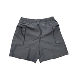 NIKE SPORTSWEAR TECH PACK WOVEN UTILITY SHORTS - IRON GREY/BLACK