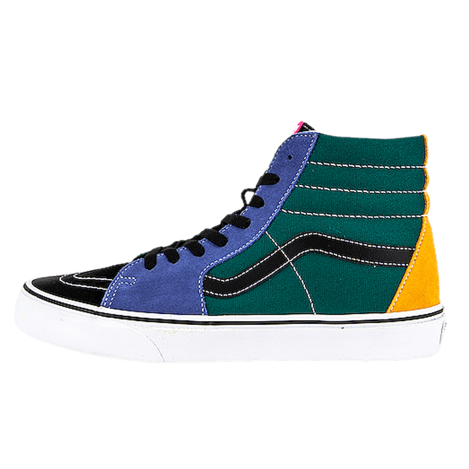 VANS SK8-HI ‘MIX & MATCH’ - CADMIUM YELLOW/TIDEPOOL