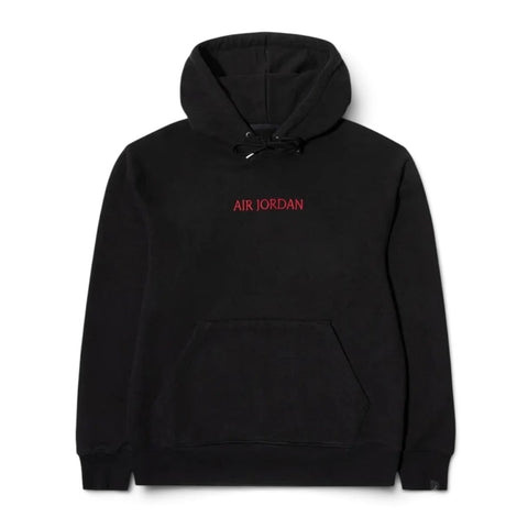 AIR JORDAN FLEECE HOODIE - BLACK
