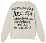 STÜSSY CARE LABEL SWEATER - NATURAL