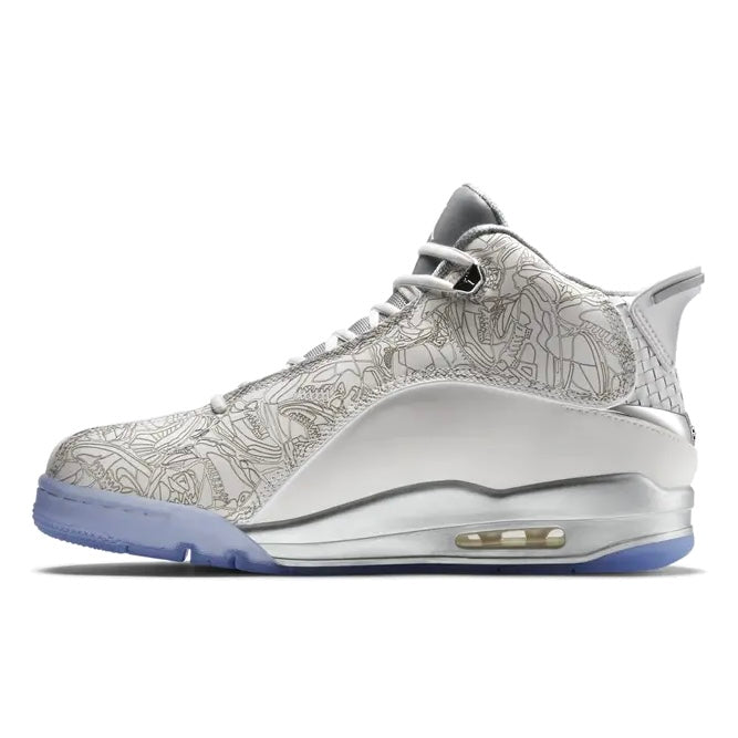 AIR JORDAN DUB ZERO LASER "ALL WHITE" - WHITE/WHITE-METALLICSILVER