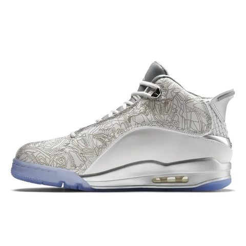 AIR JORDAN DUB ZERO LASER "ALL WHITE" - WHITE/WHITE-METALLICSILVER