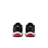 AIR JORDAN 11 RETRO LOW 'BRED' PS - BLACK/VARSITY RED-WHITE
