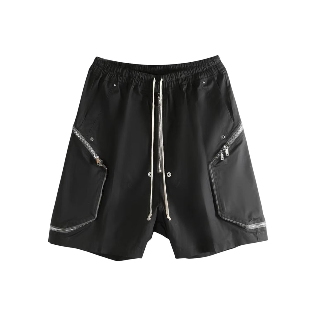 RICK OWENS HEIZER SHORTS - BLACK