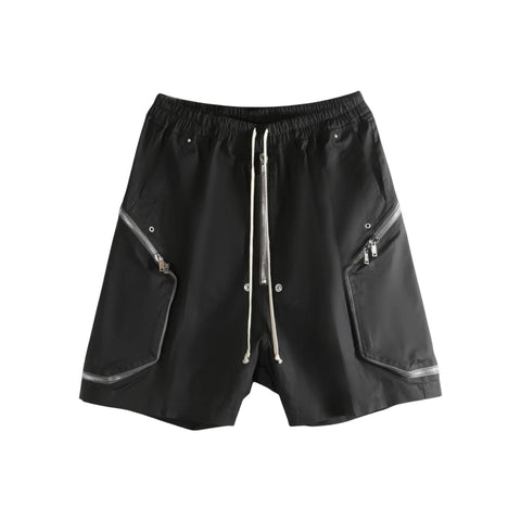 RICK OWENS HEIZER SHORTS - BLACK