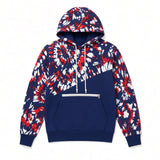 NIKE THROWBACK BASKETBALL PULLOVER HOODIE – BLUE VOID/PALE IVORY