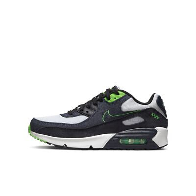 NIKE AIR MAX 90 LTR SE GS- BLACK SCREAM GREEN