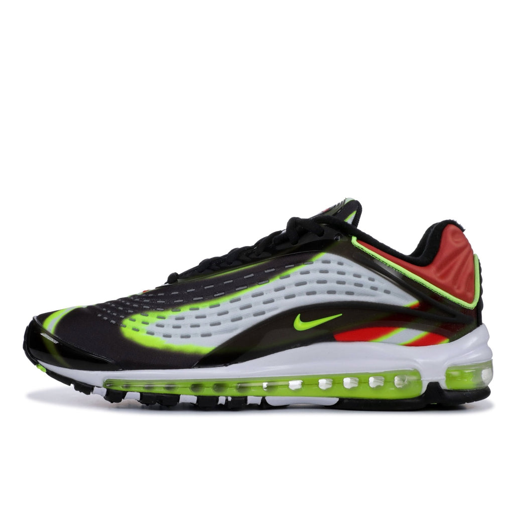 NIKE AIR MAX DELUXE - BLACK/VOLT-HABANERO RED-WHITE