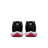 AIR JORDAN 11 RETRO LOW 'BRED' GS - BLACK/VARSITY RED-WHITE