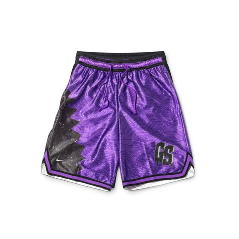 NIKE LEBRON X SPACE JAM: A NEW LEGACY GOON SQUAD SHORTS - HYPER GRAPE/BLACK-WOLF GREY