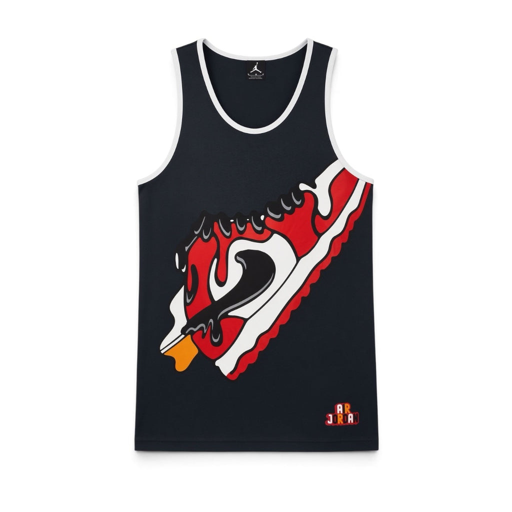 AIR JORDAN SUNDAE TANK - BLACK/WHITE