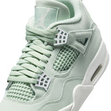 WOMENS AIR JORDAN 4 RETRO 'ABUNDANCE' - SEAFOAM/SAIL-METALLIC SILVER