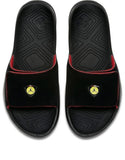 AIR JORDAN HYDRO 7 SLIDE 'DANDELION'- BLACK/VARSITY RED