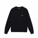 STÜSSY CARE LABEL SWEATER - BLACK