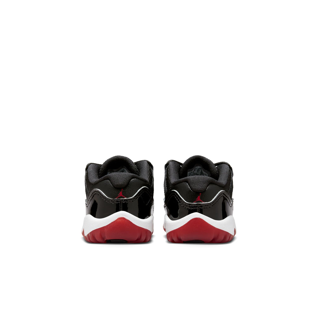 AIR JORDAN 11 RETRO LOW 'BRED' TD - BLACK/VARSITY RED-WHITE