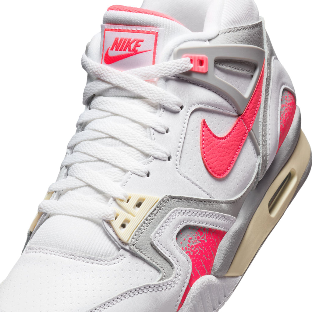 NIKE AIR TECH CHALLENGE II QS - WHITE/RACER PINK-LT SMOKE GREY