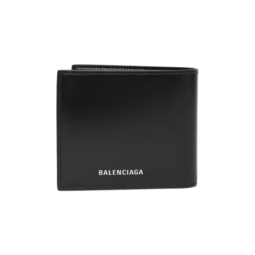 BALENCIAGA X THE SIMPSONS ESSENTIAL SQUARE BI-FOLD COIN WALLET - BLACK