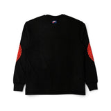 AIR JORDAN RARE AIR LONG SLEEVE TEE - BLACK / CHILE RED