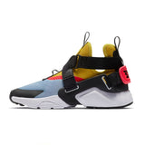 WOMENS NIKE AIR HUARACHE CITY - ALUMINUM/BRIGHT CITRON-BRIGHT CRIMSON-BLACK