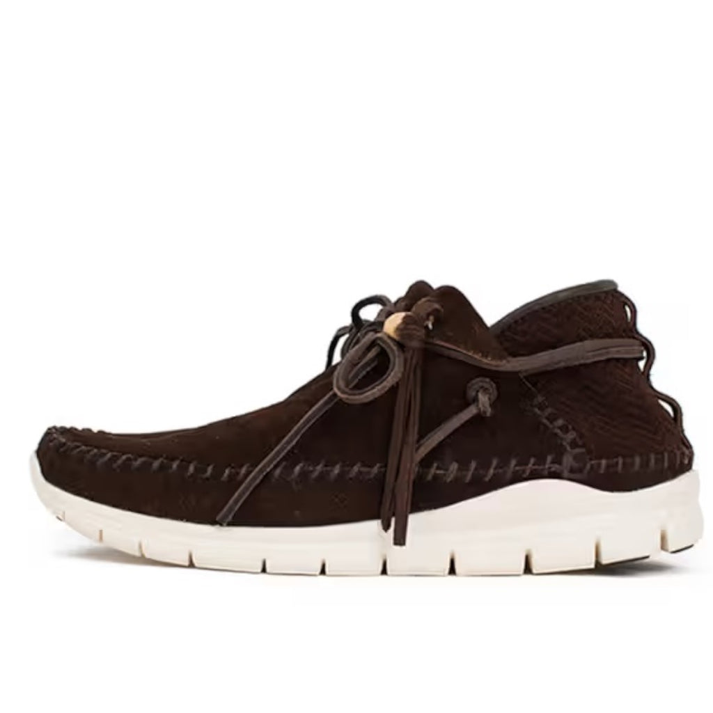 VISVIM UTE MOC TRAINER-FOLK (VEG SUEDE) - DK.BROWN