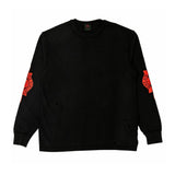 AIR JORDAN RARE AIR LONG SLEEVE TEE - BLACK / CHILE RED