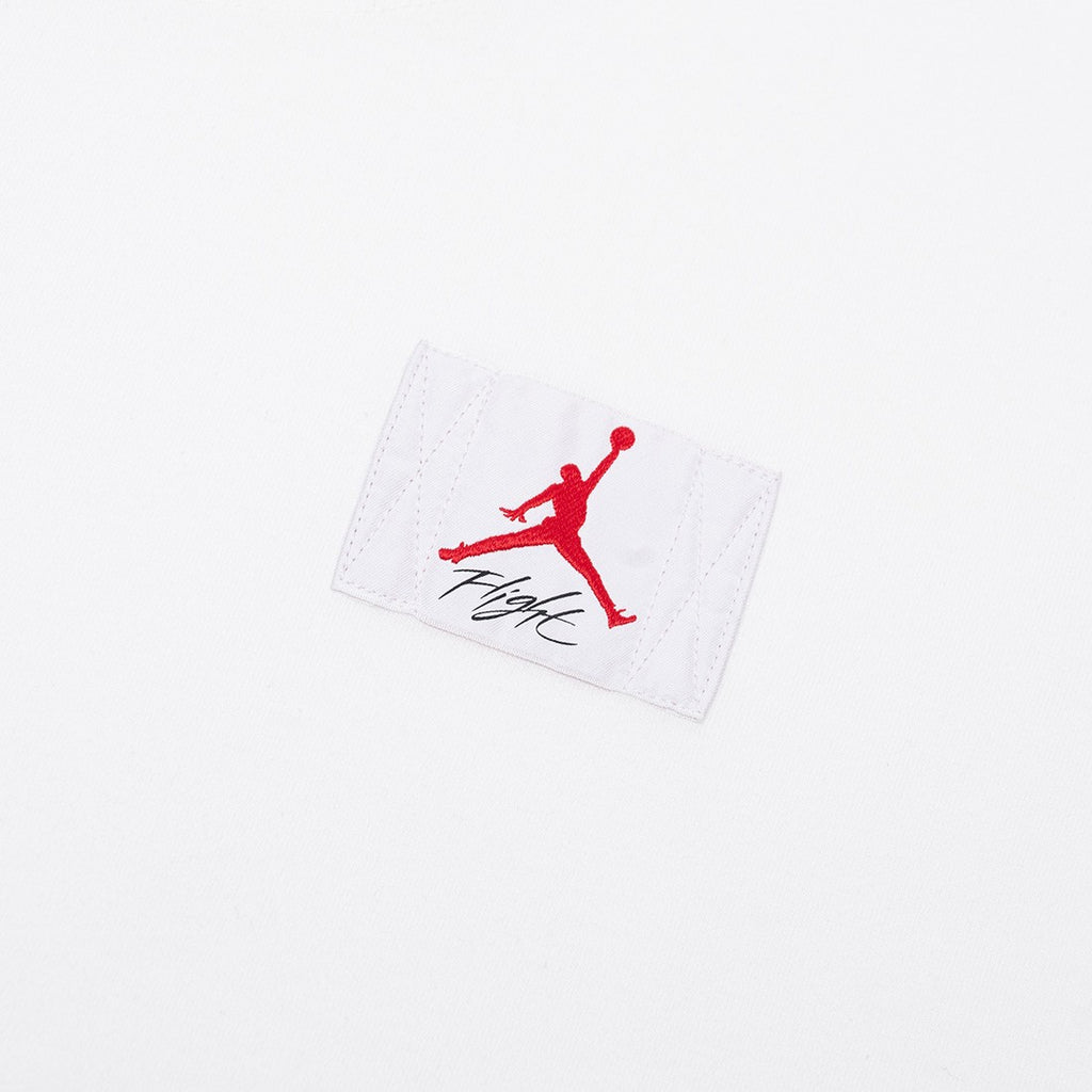 WOMENS AIR JORDAN ESSENTIAL SHORT-SLEEVE BOXY T-SHIRT - WHITE