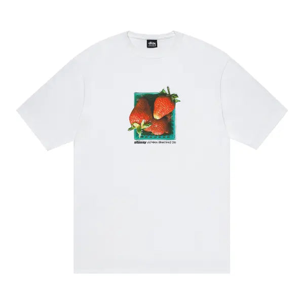 STÜSSY BERRIES TEE - WHITE