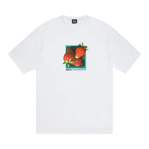 STÜSSY BERRIES TEE - WHITE