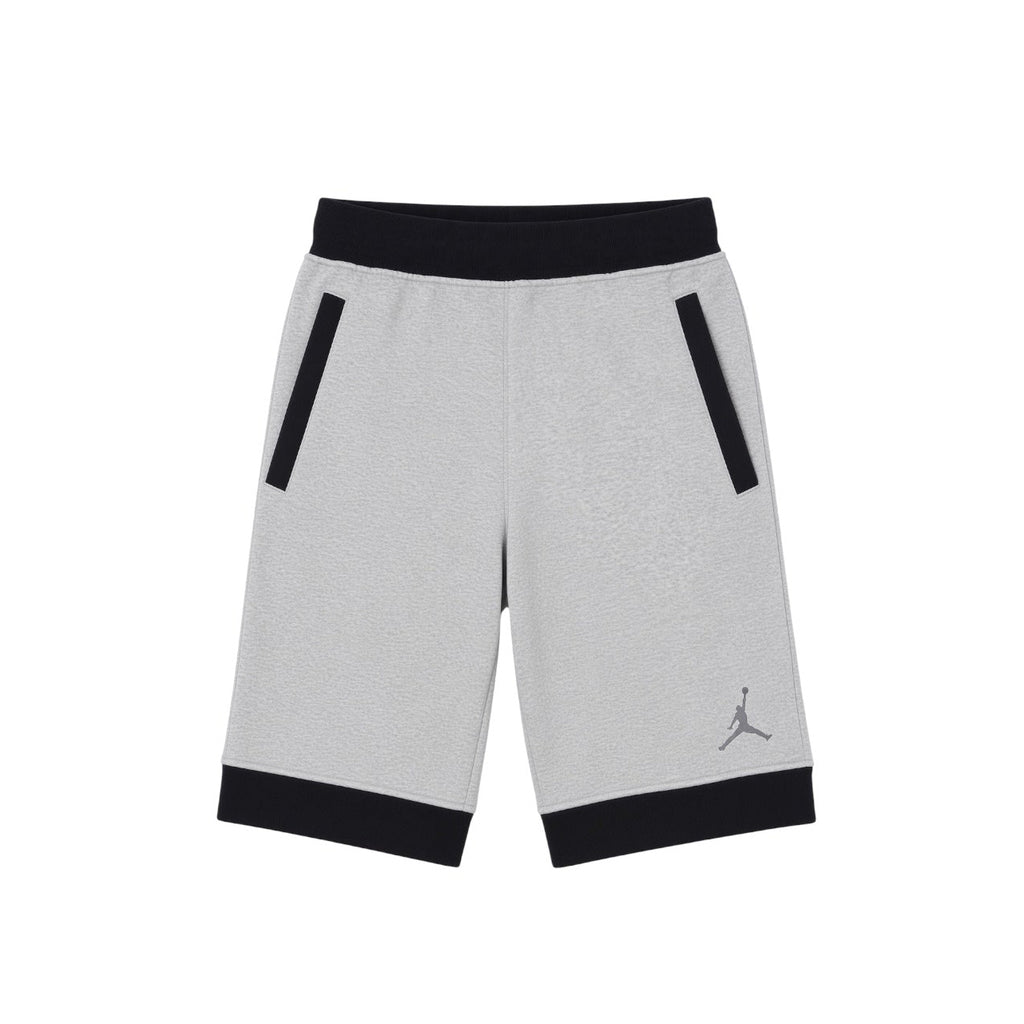 AIR JORDAN FLEECE SHORTS - GREY/BLACK-