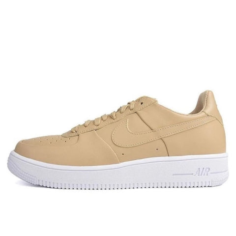 NIKE AIR FORCE 1 ULTRAFORCE LTHR - LINEN/LINEN-WHITE